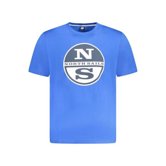 North Sails Blue Cotton Men's Men's T-Shirt